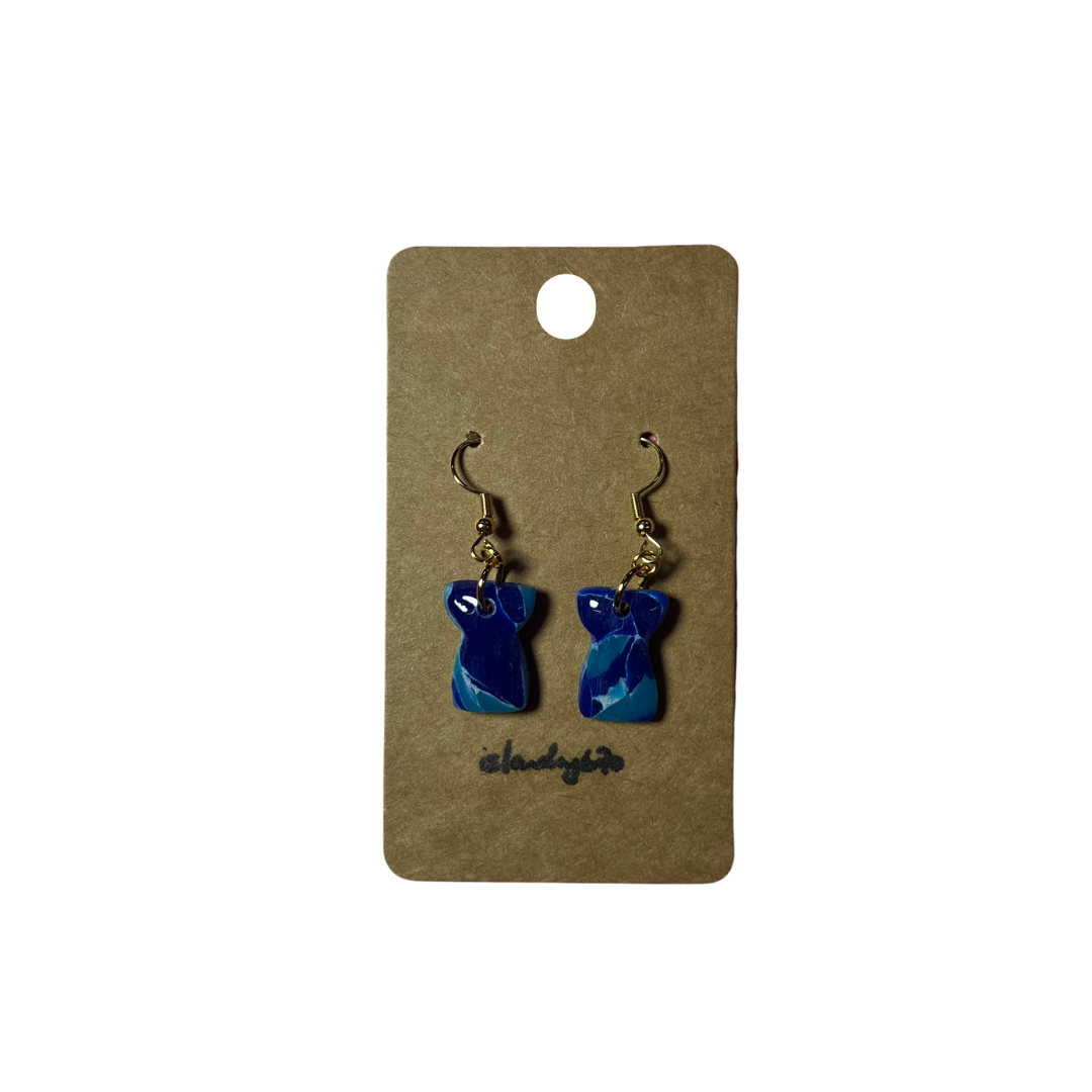 Islandry670 - Marbled Latte Earring