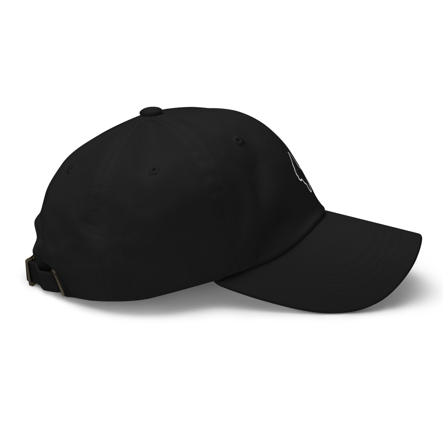 Tinian Outline Black Dad Hat