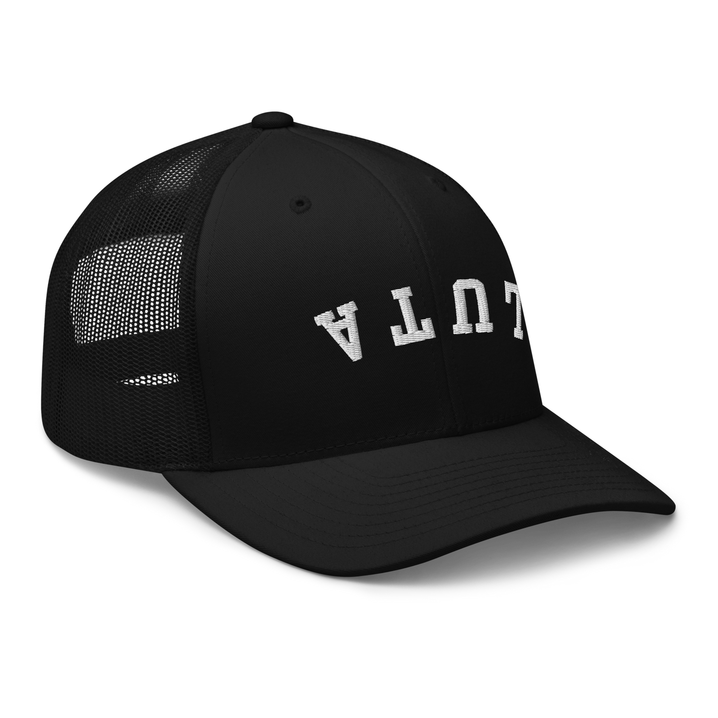 Rota Flip Black Trucker Hat