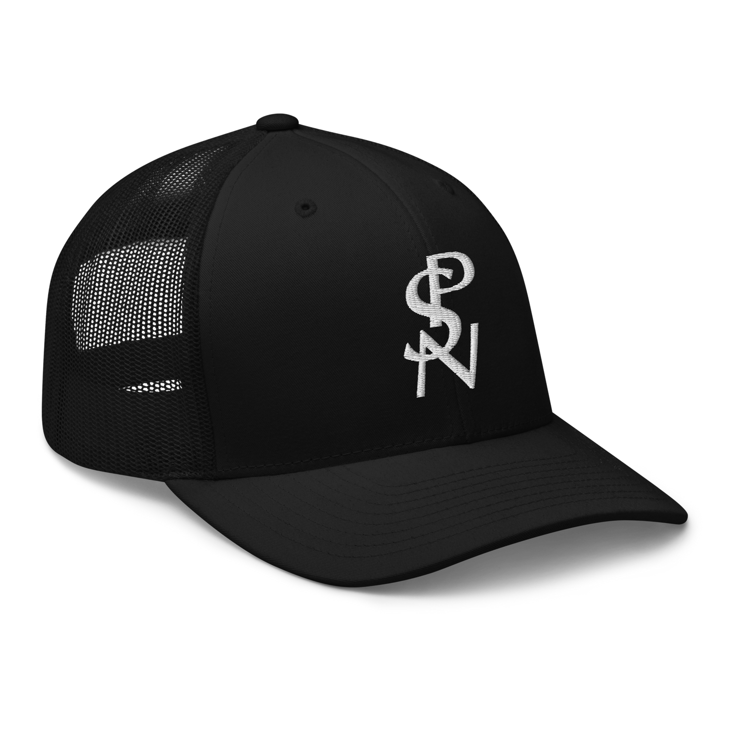 YSPN Black Trucker Hat