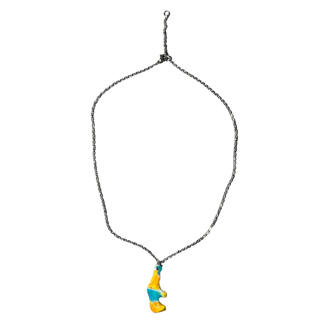 Islandry670 - Marbled Saipan Necklace