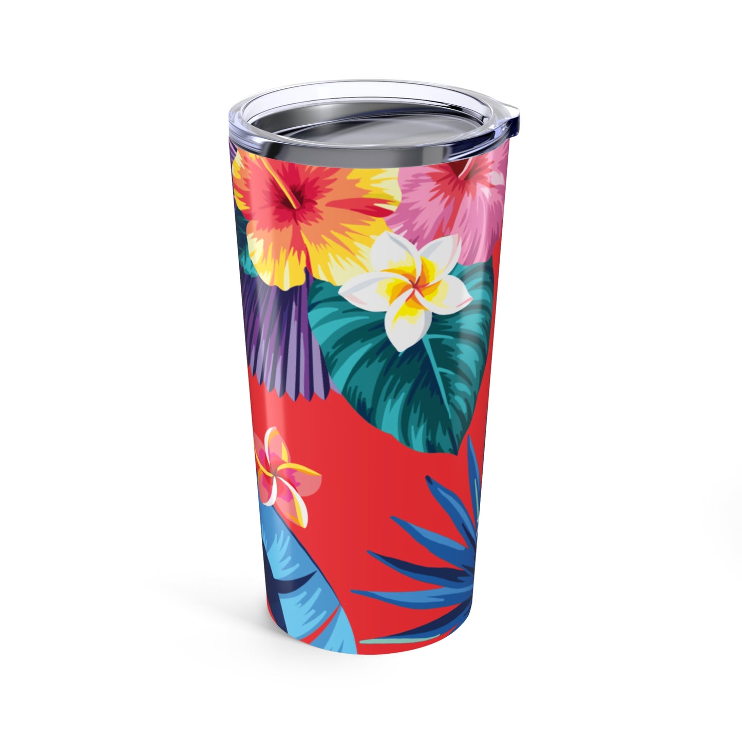 Red Floral - 20 oz Tumbler