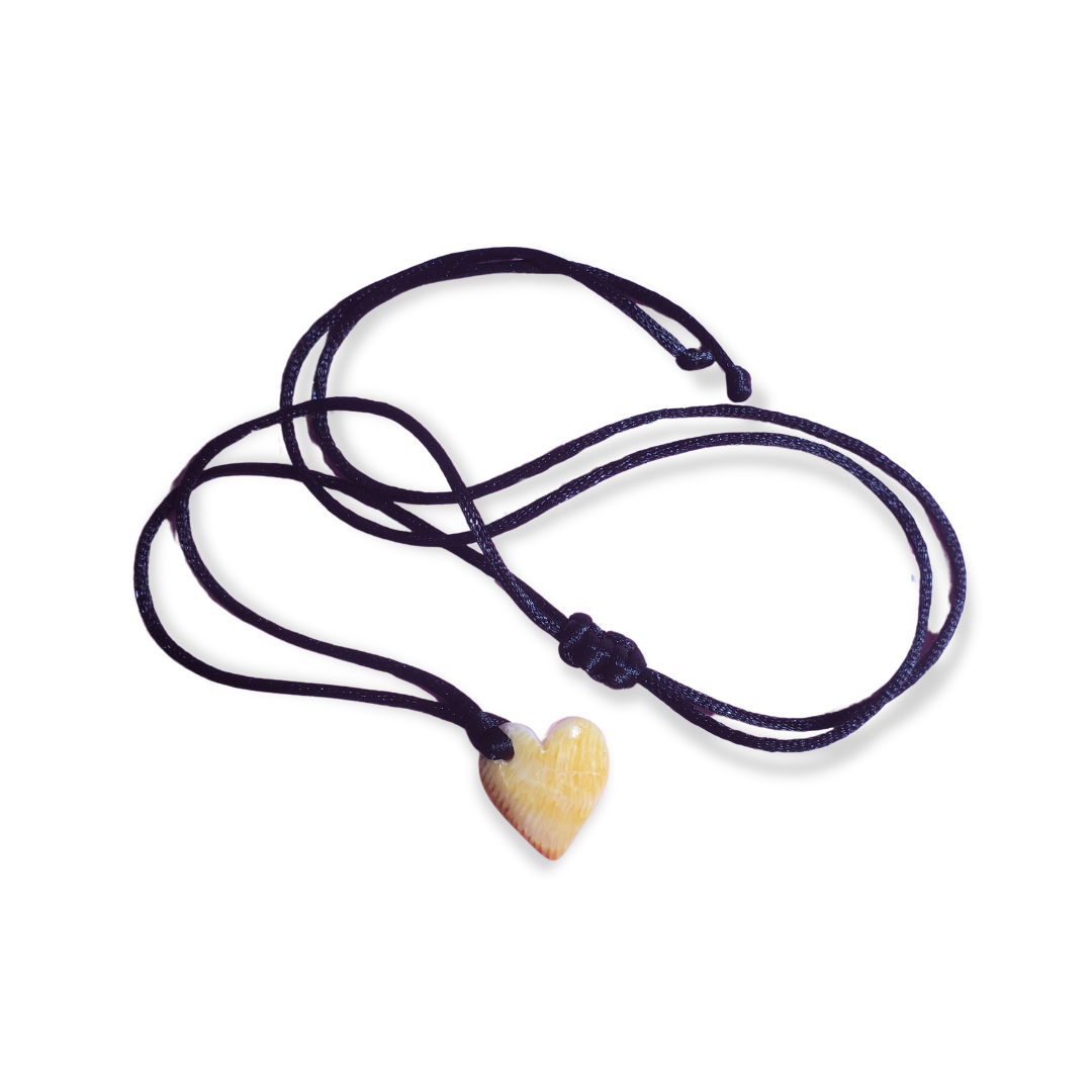Banidosu Shells - Heart Pendant Necklace