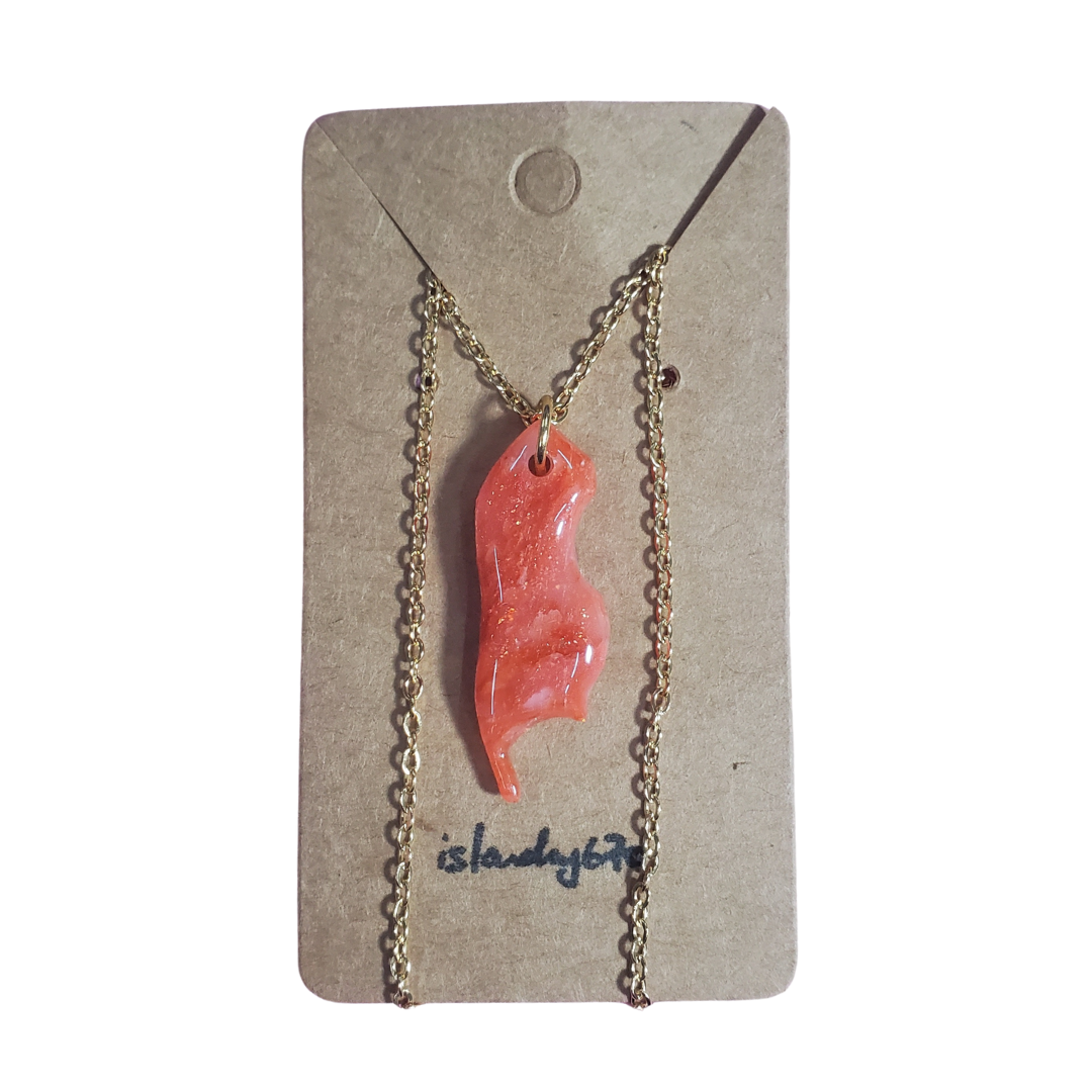 Islandry670 - Marbled Rota Necklace