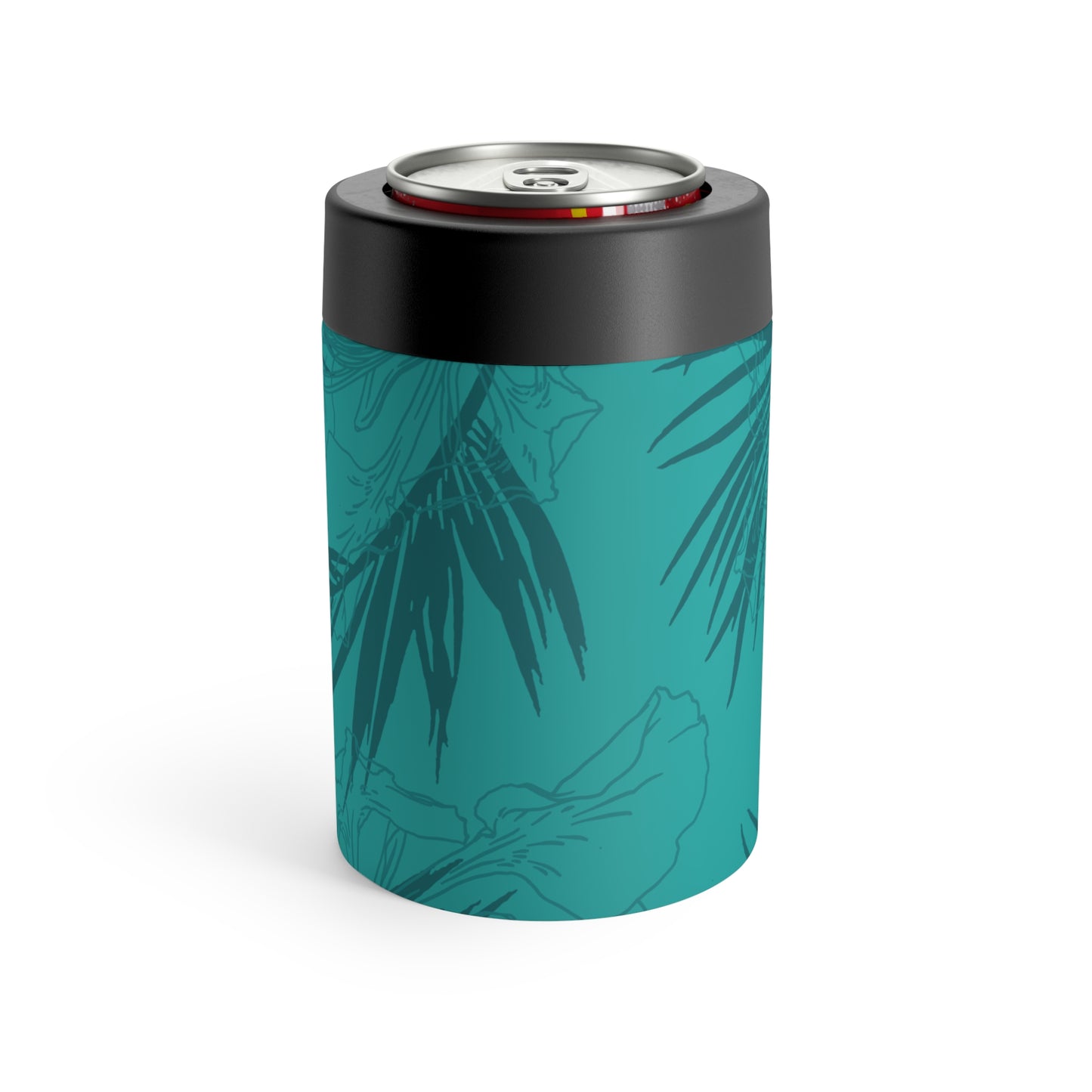 Teal Tropics Can Holder