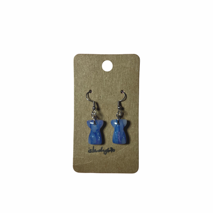 Islandry670 - Marbled Latte Earring