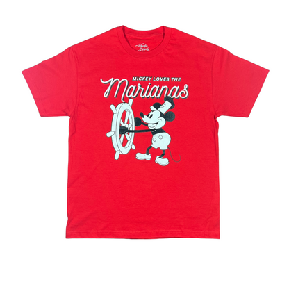 Mickey loves the Marianas - Red Tee