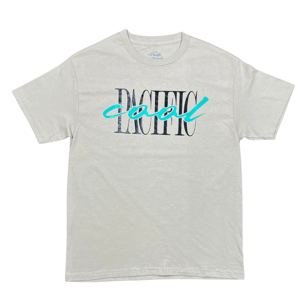 Pacific Cool - Script Khaki Tee