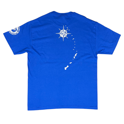 Yunga' Designs - Saipan Column Royal Tee