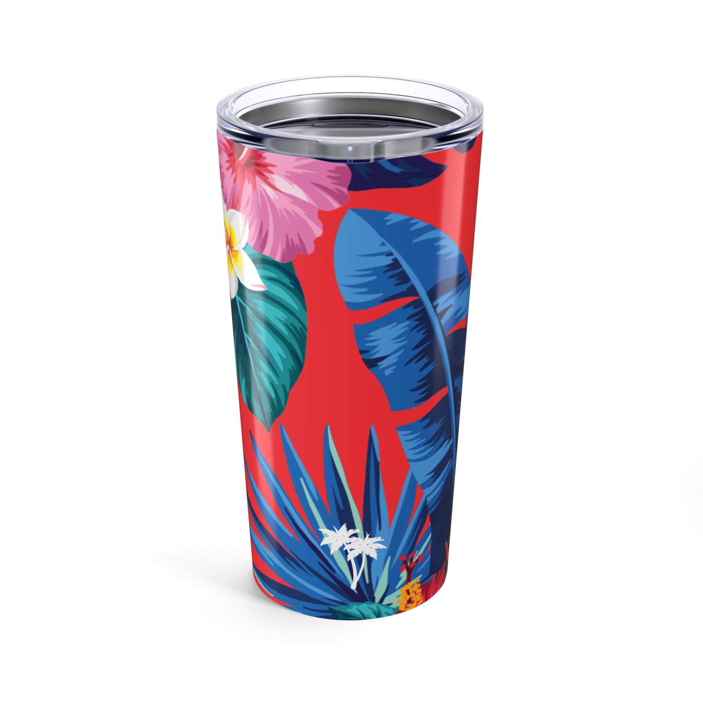 Red Floral - 20 oz Tumbler