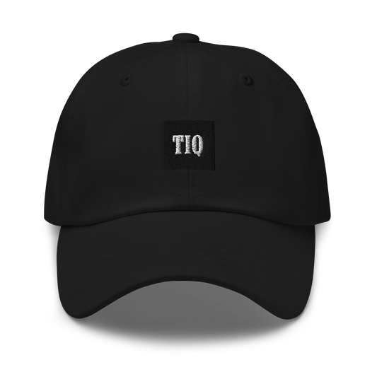 Tinian Square Black Dad Hat