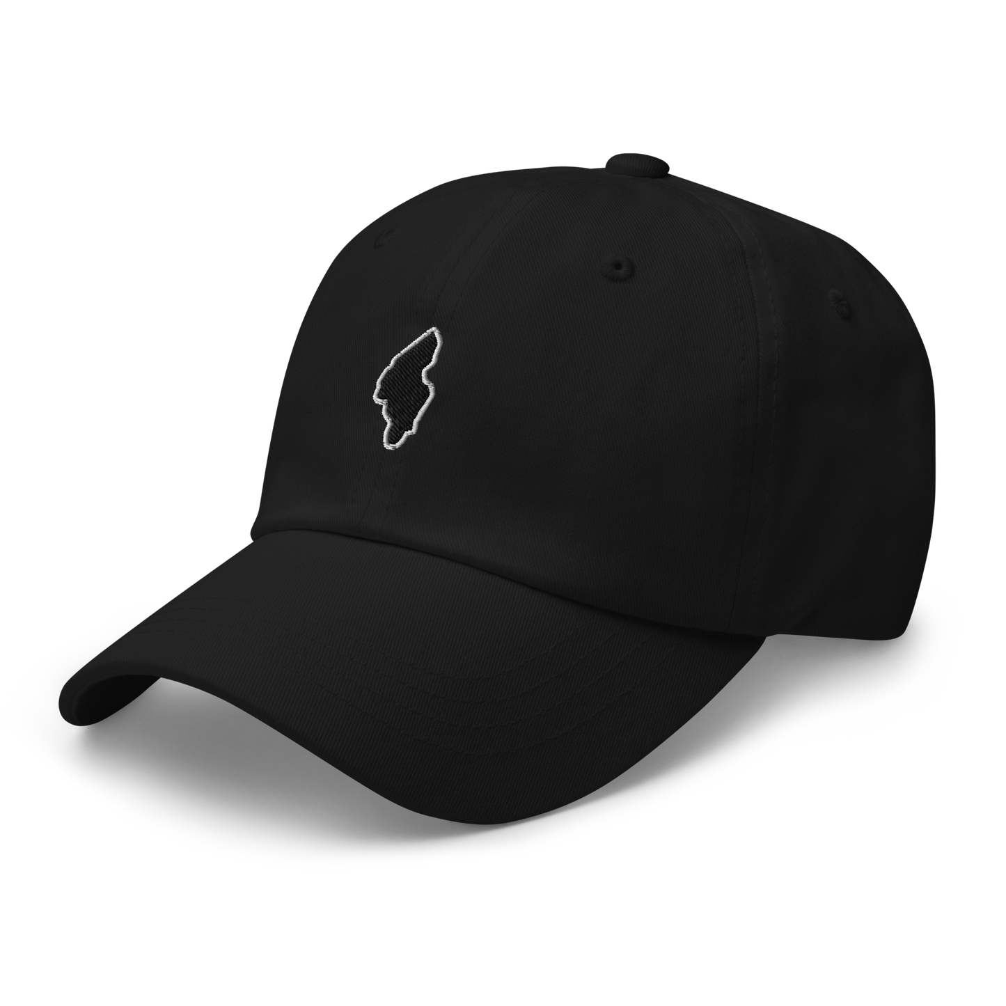 Tinian Outline Black Dad Hat