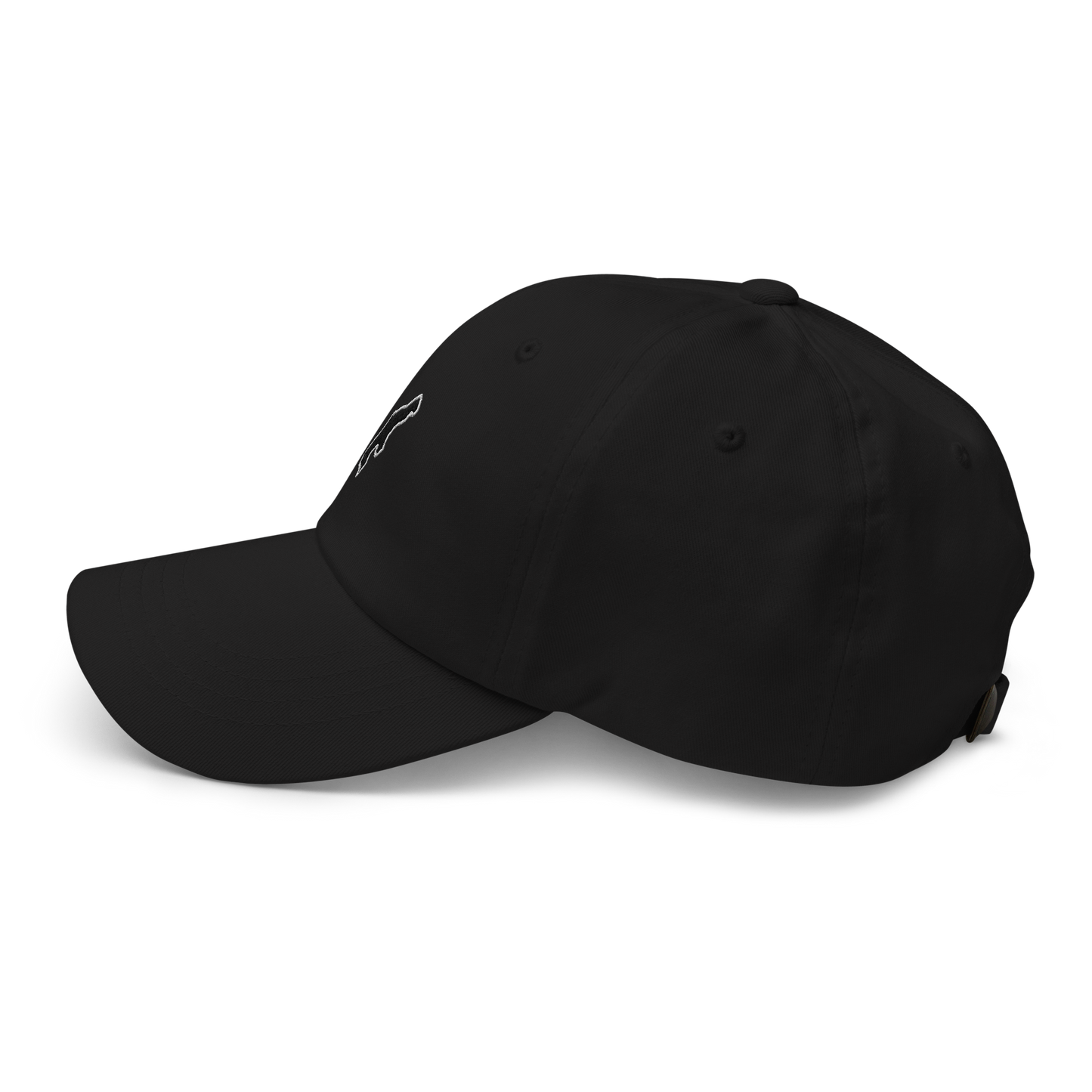 Saipan Outline Black Dad Hat