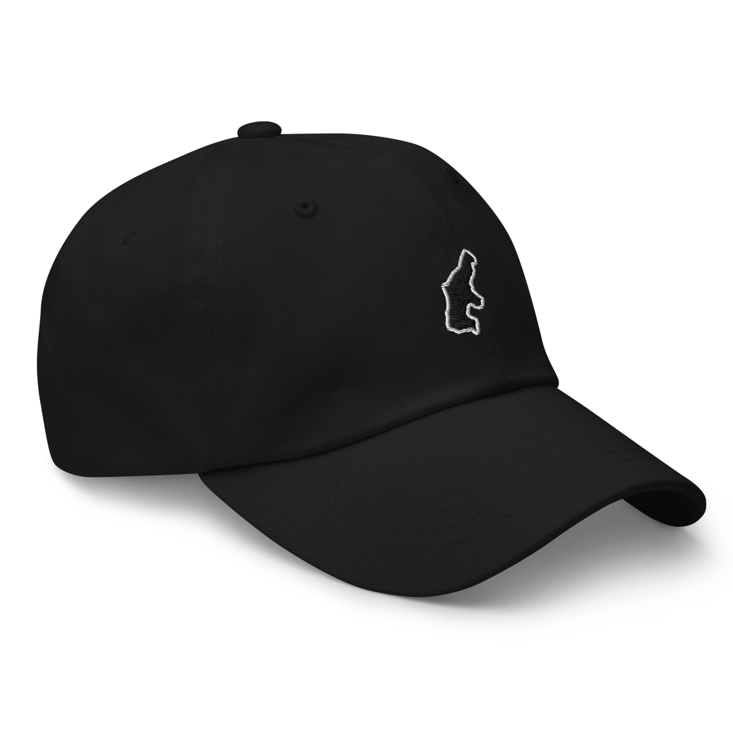 Saipan Outline Black Dad Hat