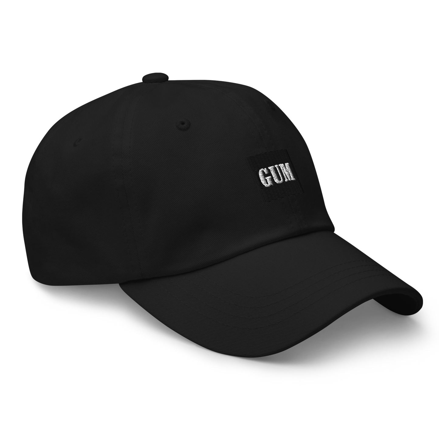 Guam Square Black Dad Hat