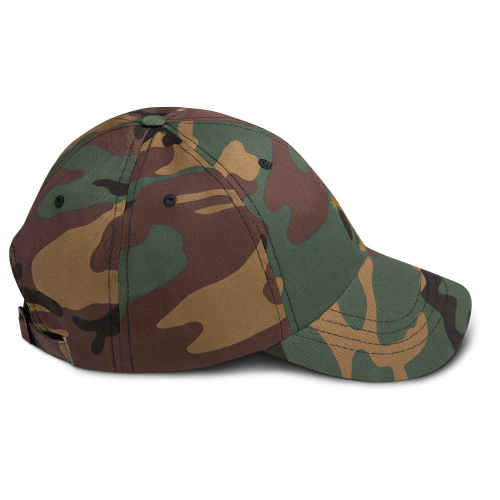 Trees Dad hat (Camo / Gold)