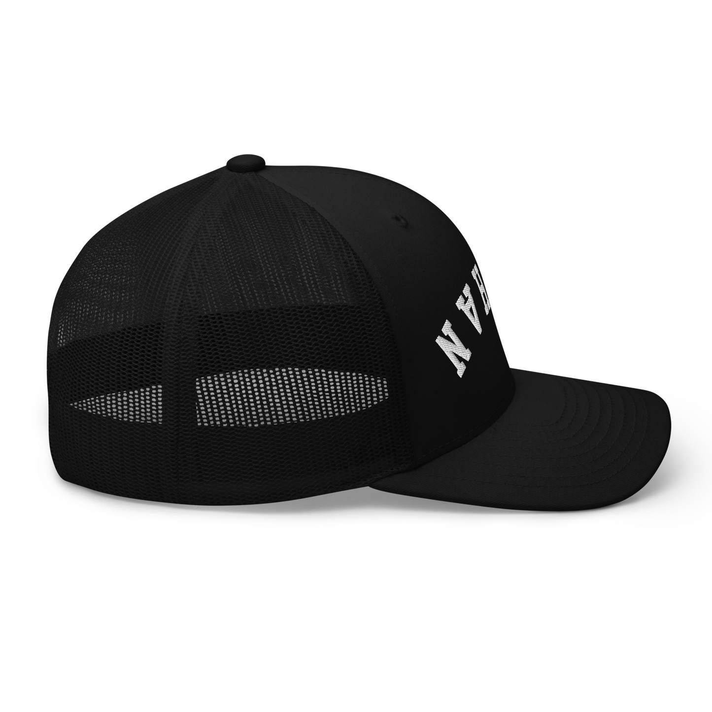 Guam Flip Black Trucker Hat