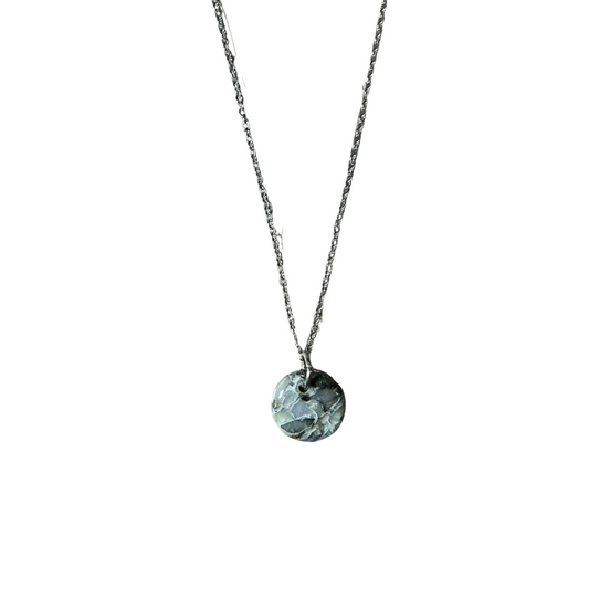 Islandry670 - Marbled Round Necklace