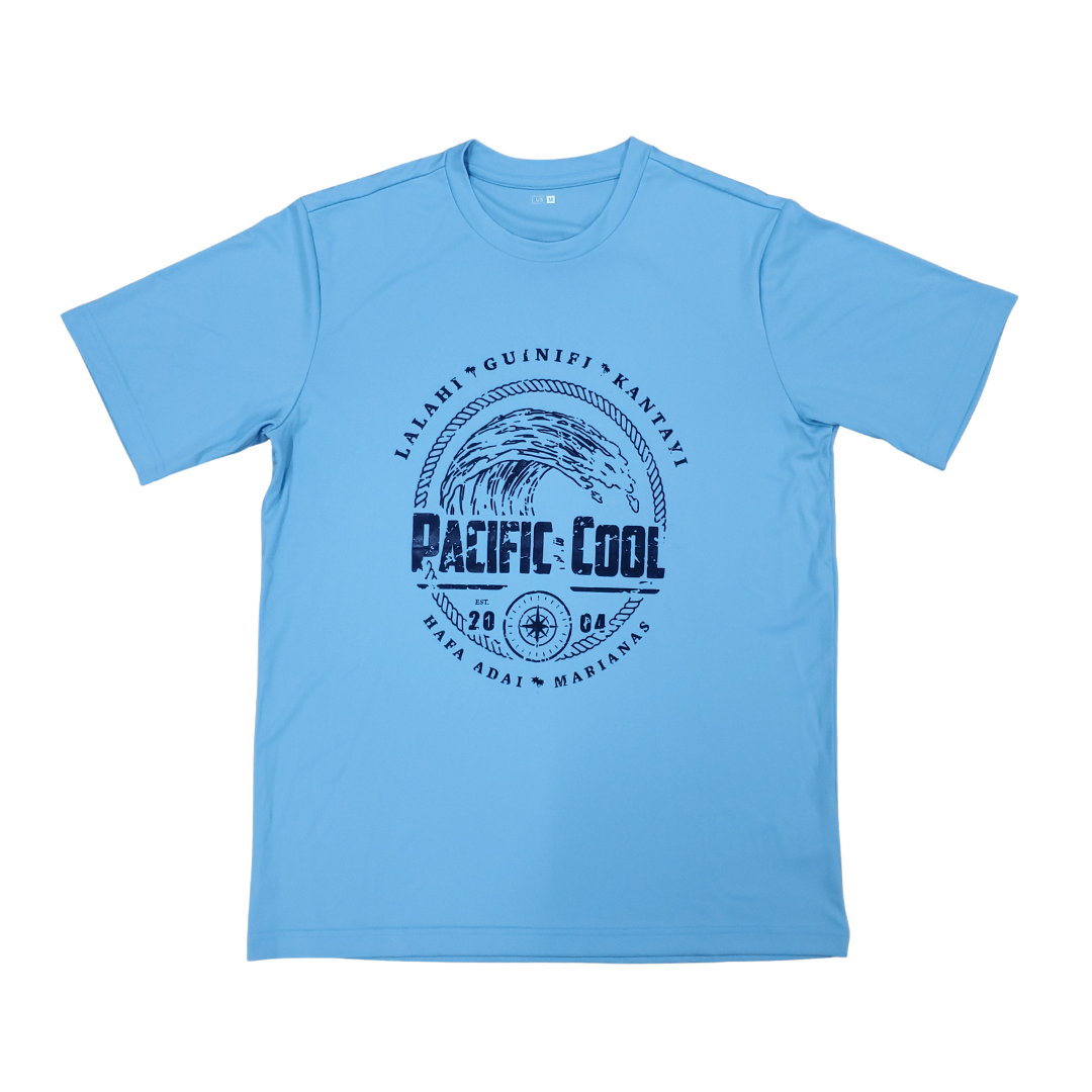 Pacific Cool Wave - Sky Blue Quick Dry Tee