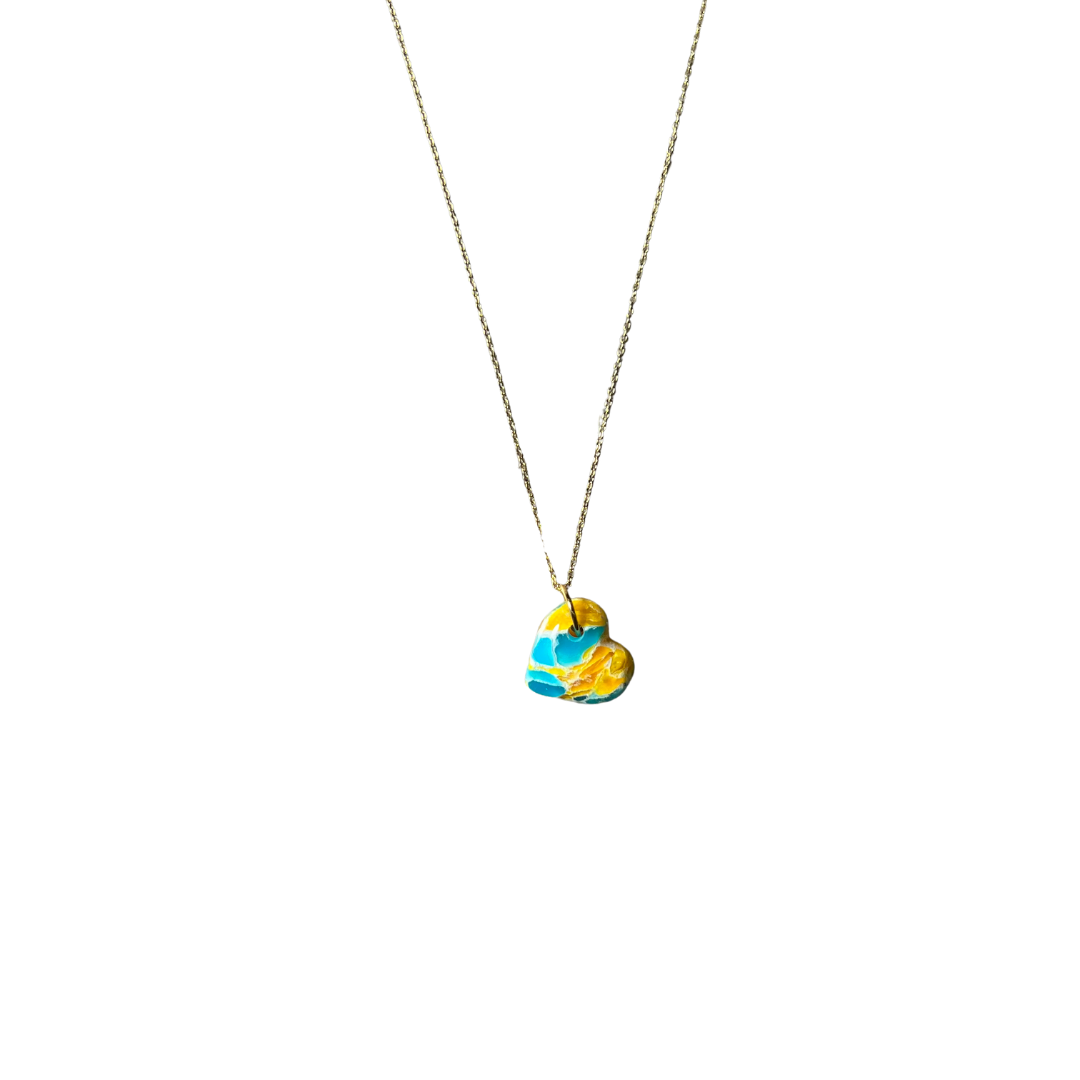 Islandry670 - 18k Gold Heart Necklace