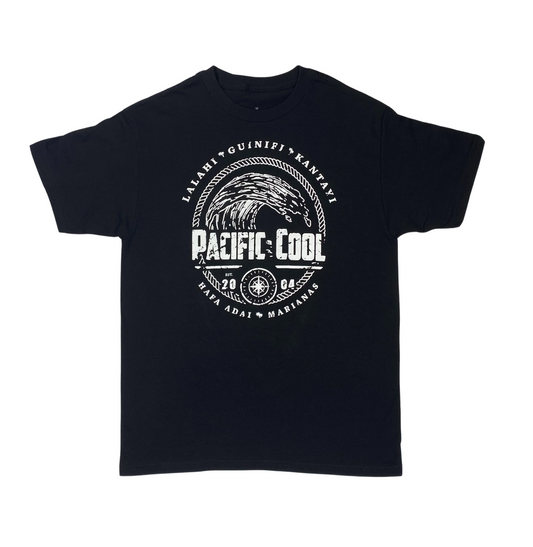 Pacific Cool - Wave Black Tee