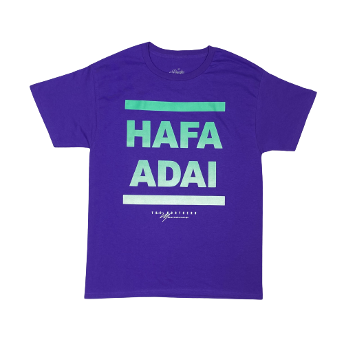 Hafa Adai - Purple Mint Fade Tee