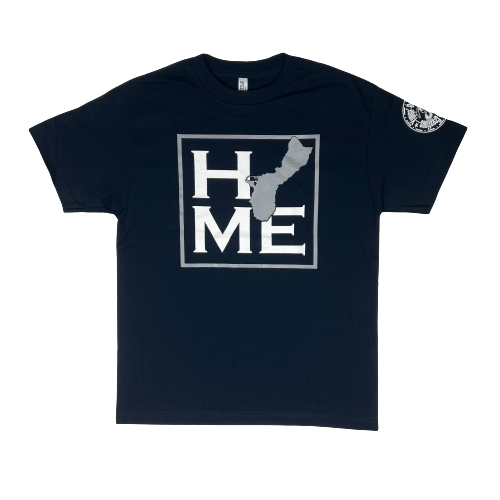 Yunga' Designs - Home (Guam) Navy Tee